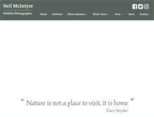 Tablet Screenshot of neilmcintyre.com